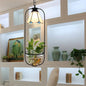 Stylish White Handcrafted Tiffany Art Glass Pendant Light Fixture with Planting