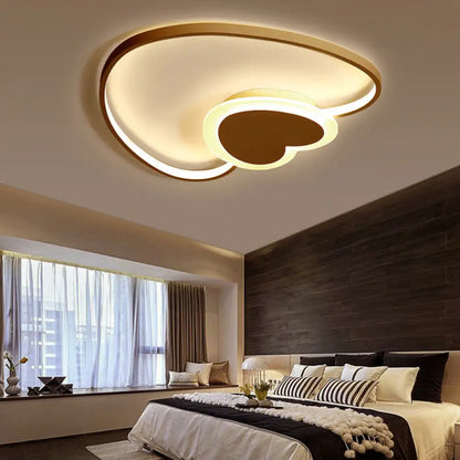 DecorBites™ DecorBites™ Stylish White Heart-Shaped Ceiling Lamp for Modern Dining Rooms