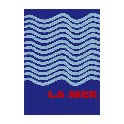 Summer Vibe Beach Canvas Art Prints - Q0044-1 / 50X70cm Unframed - Posters