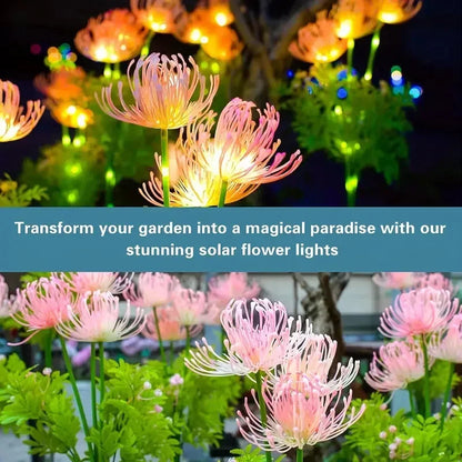 Sunflower Solar Garden Lights for Outdoor Decor