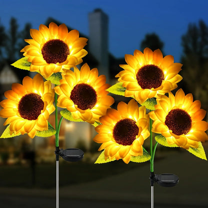 Sunflower Solar LED Garden Light - Auto Brightness