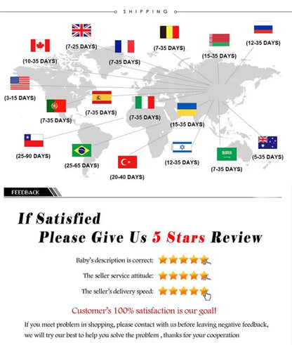 World map showing shipping times with flags for decorbites™ black and white surfboard wall art teen room decor
