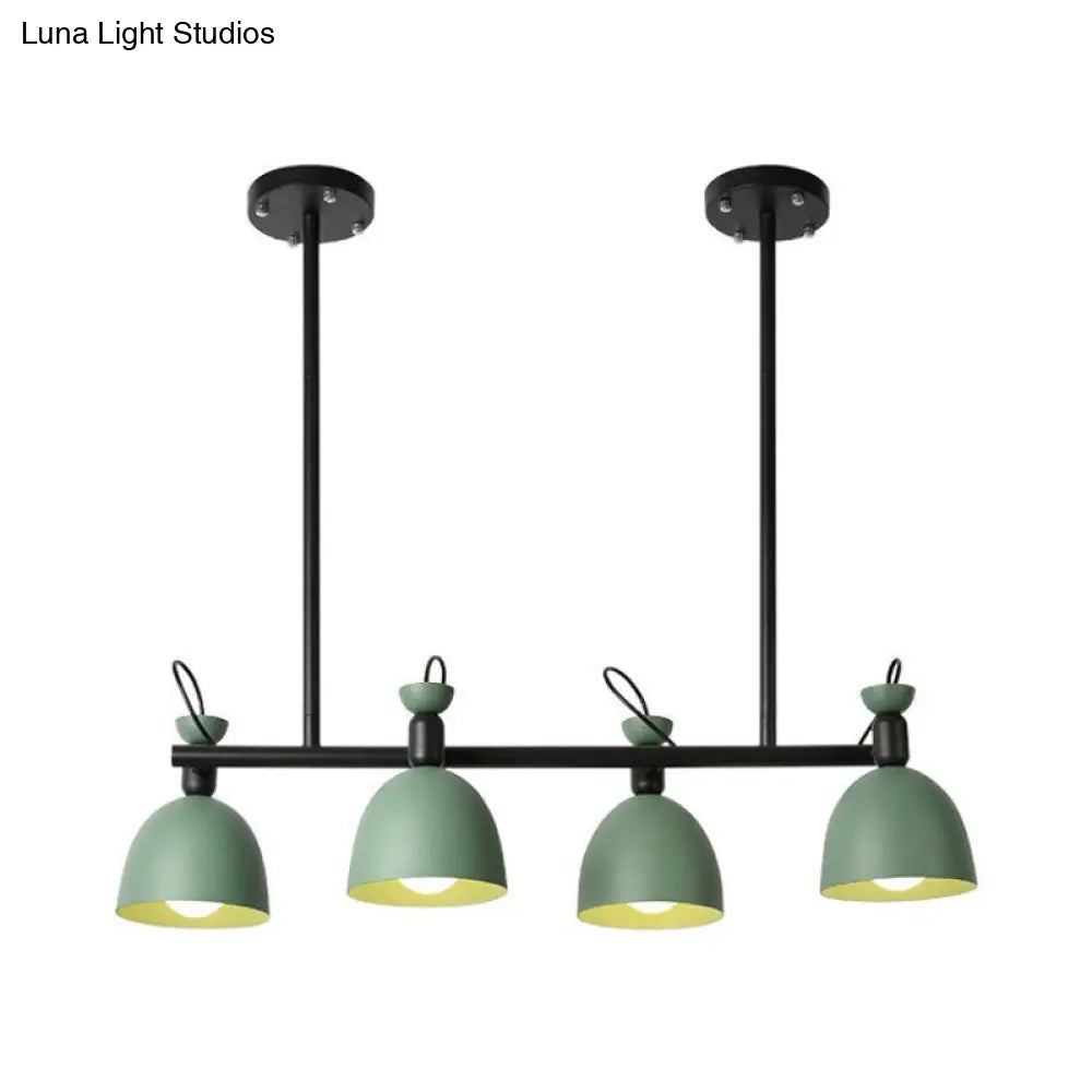 Lámpara colgante giratoria DecorBites™ Macaron Island en gris/azul/verde para comedor con 4/6 bombillas