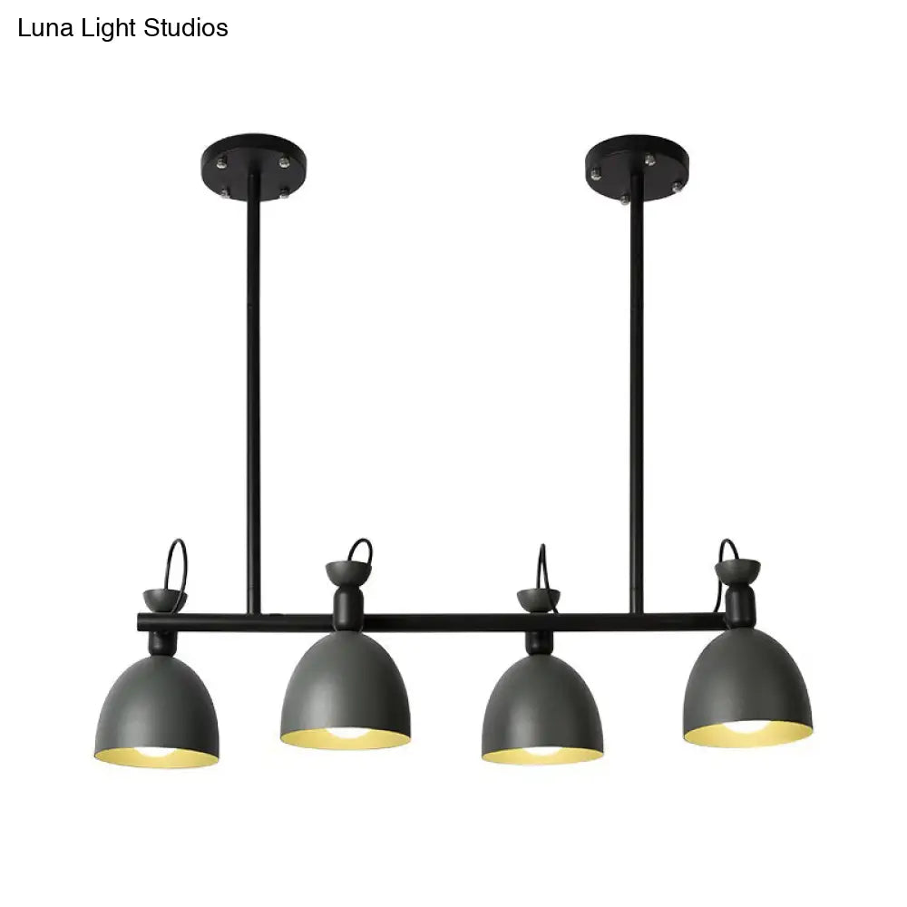 Lámpara colgante giratoria DecorBites™ Macaron Island en gris/azul/verde para comedor con 4/6 bombillas