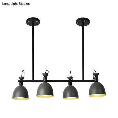 Lámpara colgante giratoria DecorBites™ Macaron Island en gris/azul/verde para comedor con 4/6 bombillas