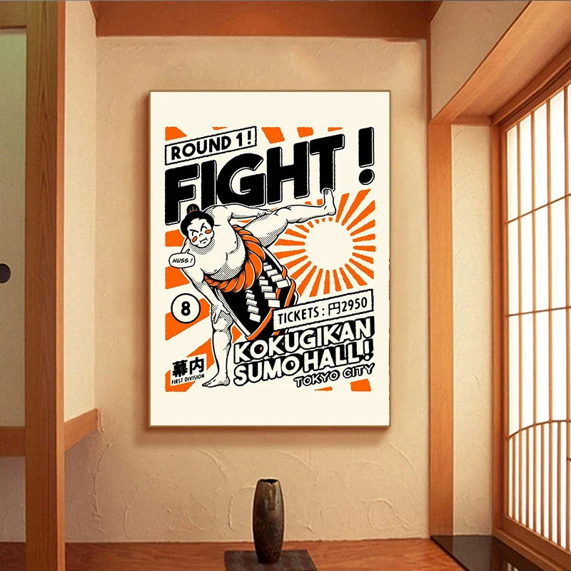 ’Takoyaki Ramen Canvas Wall Art Decor’ - Posters