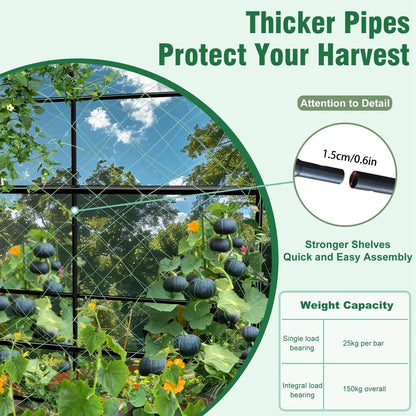 Tall U-Shaped Garden Plant Trellis