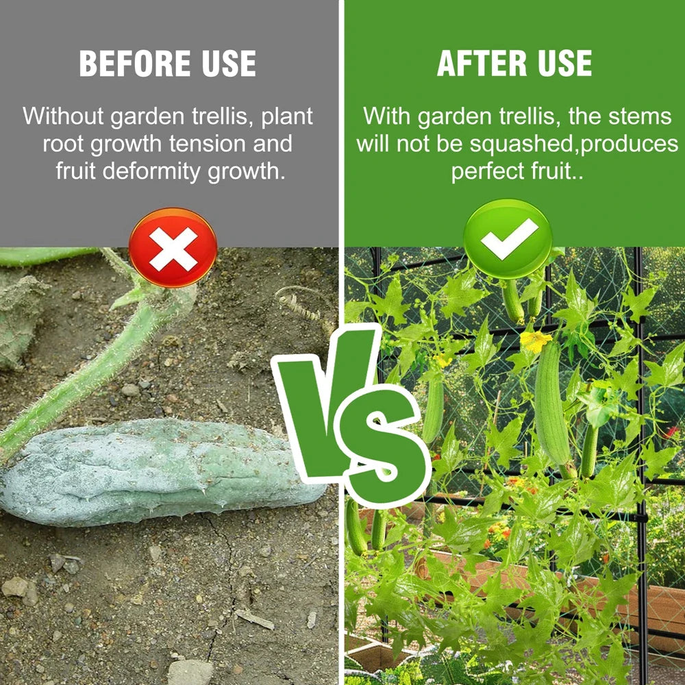 Tall U-Shaped Garden Plant Trellis