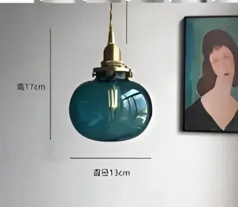 Teal blue glass pendant light with brass hardware featuring decorbites blue glass for dining room pendant lights decor