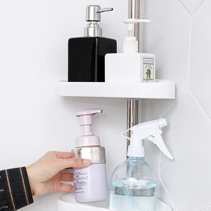 Telescopic Shower Rack Organizer - Rust-Proof Stainless Steel - 4 Tier