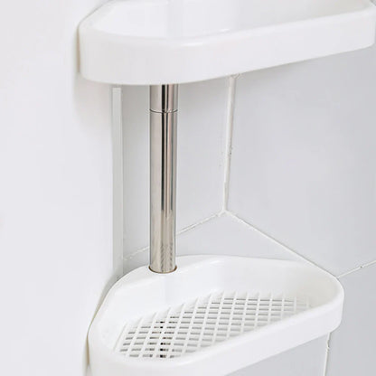 Telescopic Shower Rack Organizer - Rust-Proof Stainless Steel - 4 Tier