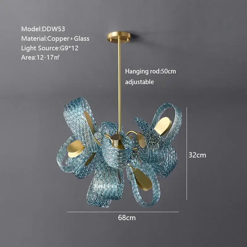 Textured turquoise blue glass luxury wall sconce pair with copper accents and adjustable rod for bedroom decorbites blue glass luxury