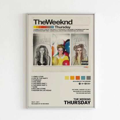 The Weeknd Music Album Posters for Home Decor - H / 30x40cm no frame - Posters