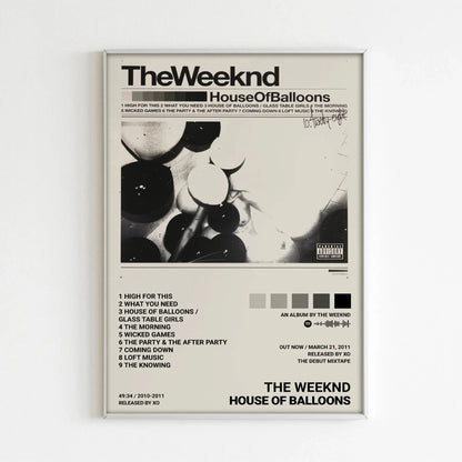 The Weeknd Music Album Posters for Home Decor - K / 40x50cm no frame - Posters