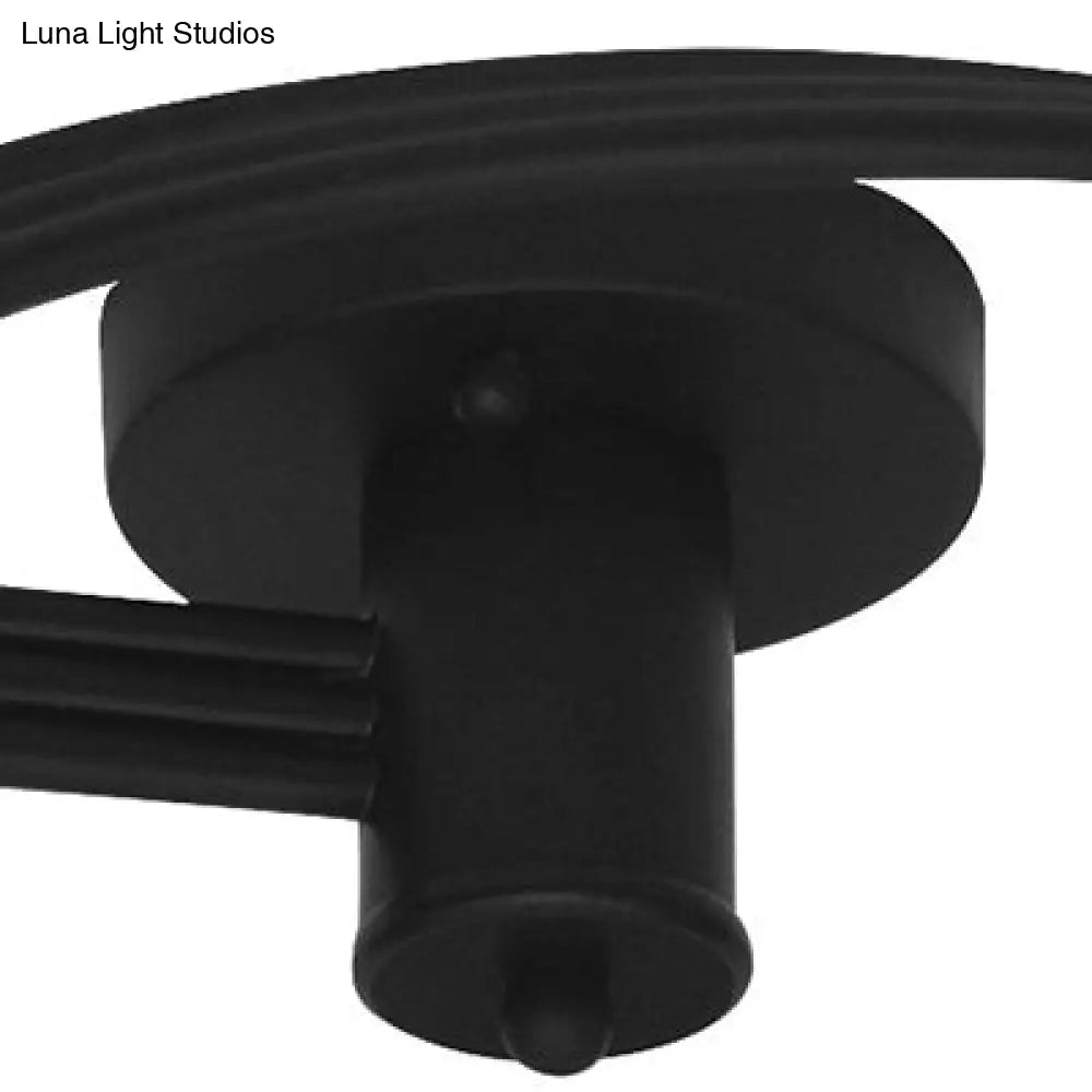 DecorBites™ DecorBites™ Tiffany Style 3-Light Bowl Semi Flushmount with Stained Glass in Orange/Pink/Blue - Perfect for Living Room