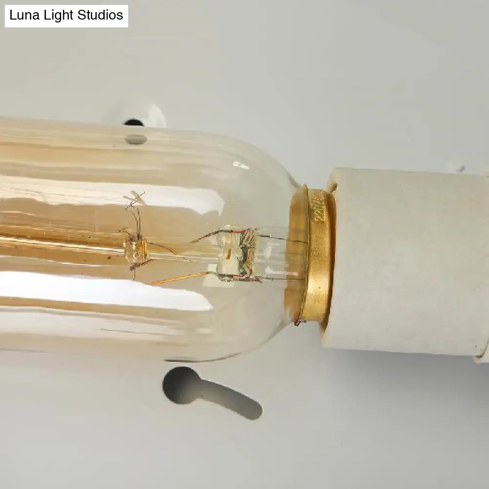 DecorBites™ DecorBites™ Tiffany Style Bedroom Ceiling Light 12"/16"/19.5" W Dome Shade Flush Mount with Red Jewel Decoration