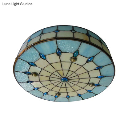 DecorBites™ DecorBites™ Tiffany-style Ceiling Light for Bedroom with Jewel Decoration