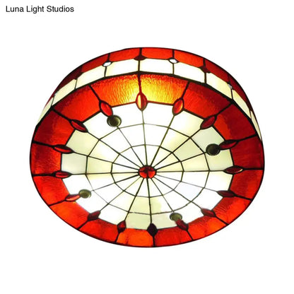 DecorBites™ DecorBites™ Tiffany-style Ceiling Light for Bedroom with Jewel Decoration