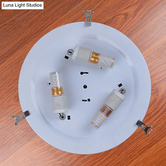 DecorBites™ DecorBites™ Tiffany-Style Stained Glass Dome Flush Mount Spotlight with Multiple Lights