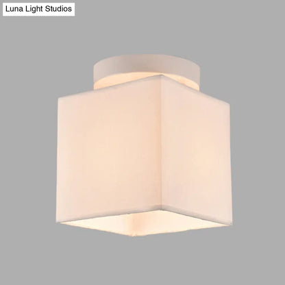 DecorBites™ DecorBites™ Traditional Black/White Flush Ceiling Mount Light Fixture for Corridor