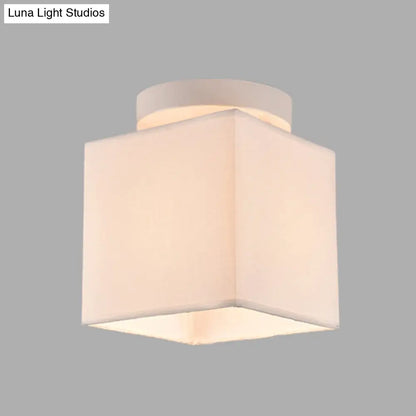 DecorBites™ DecorBites™ Traditional Black/White Flush Ceiling Mount Light Fixture for Corridor