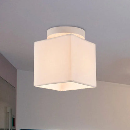 DecorBites™ DecorBites™ Traditional Black/White Flush Ceiling Mount Light Fixture for Corridor