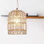 Traditional Dome Crystal Ceiling Pendant Light with Brass Frame - Sizes 9"/14"/18