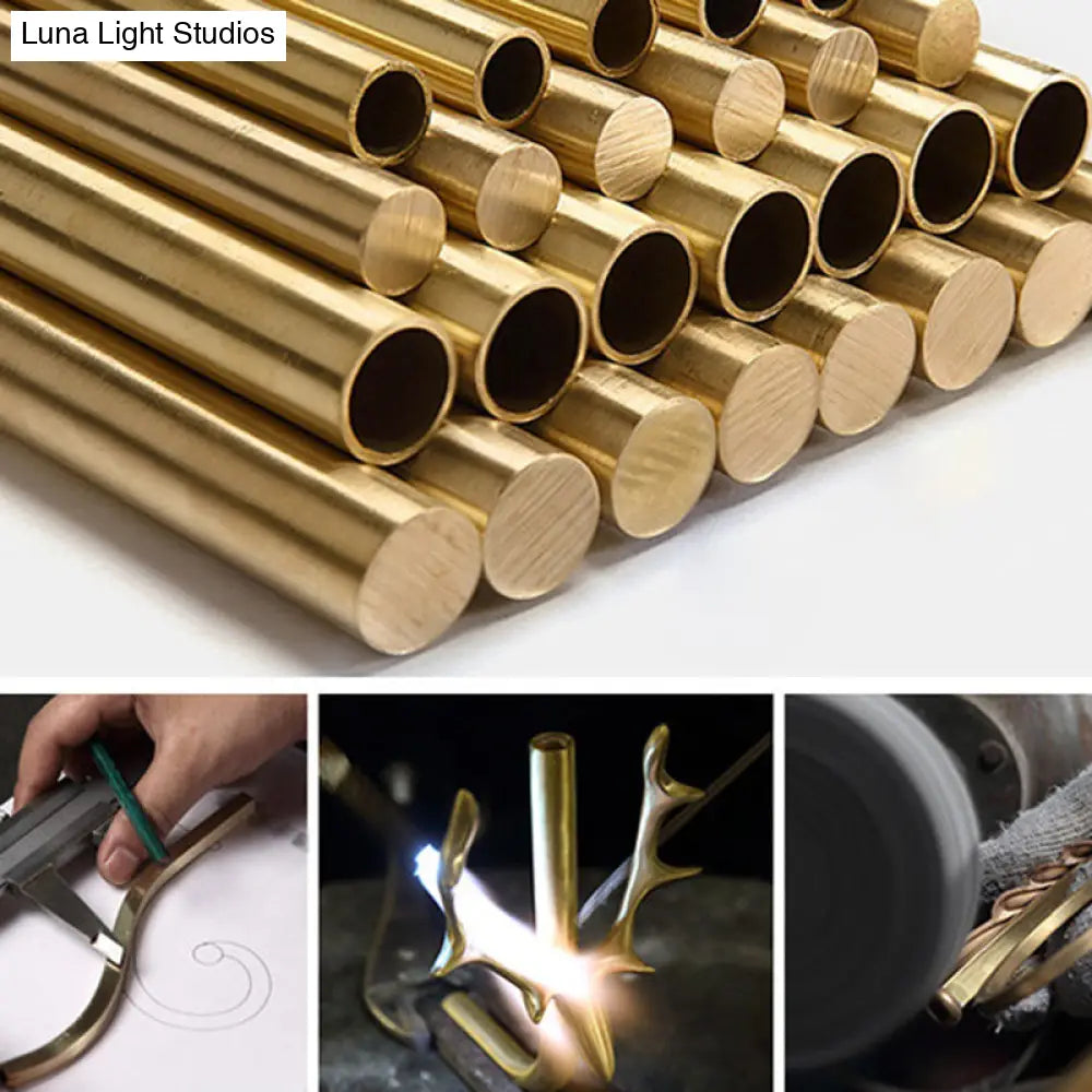 DecorBites™ DecorBites™ Traditional Drum Semi Flush Ceiling Light in Beige Fabric Shade