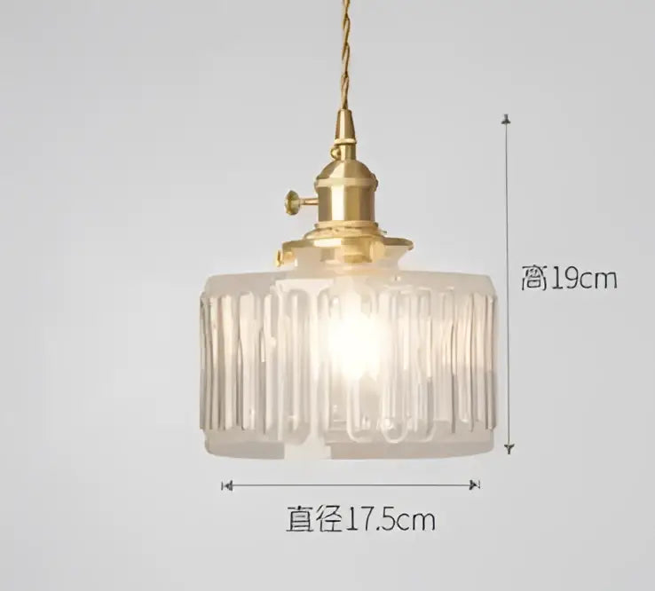 Vintage-style translucent blue glass pendant light with brass fixture featuring clear ribbed glass for dining room decorbites blue glass pendant lights