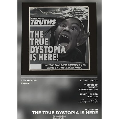Travis Scott Album Poster - Waterproof Wall Art - z6 / 15X20cmNoframe - Posters
