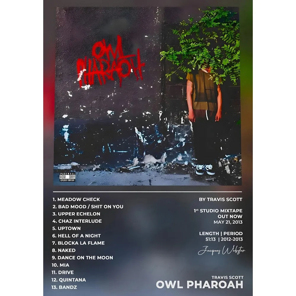 Travis Scott Album Poster - Waterproof Wall Art - z9 / 15X20cmNoframe - Posters