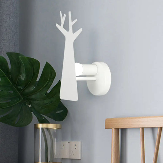 Tree Wall Mount Light - Nordic Macaron Style - Green/Grey/White - Bedroom Lighting
