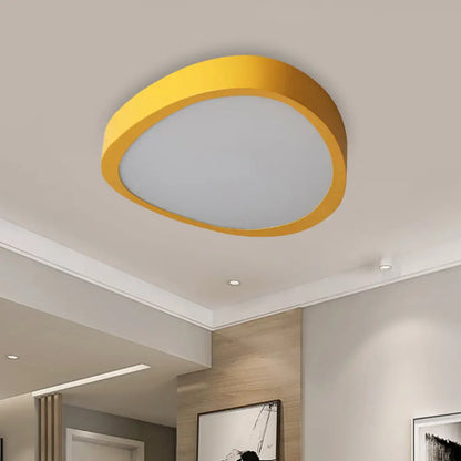 DecorBites™ DecorBites™ Triangle Acrylic Shade LED Flush Mount Ceiling Light in Warm/White, 14"/18"/21.5" Long for Living Rooms