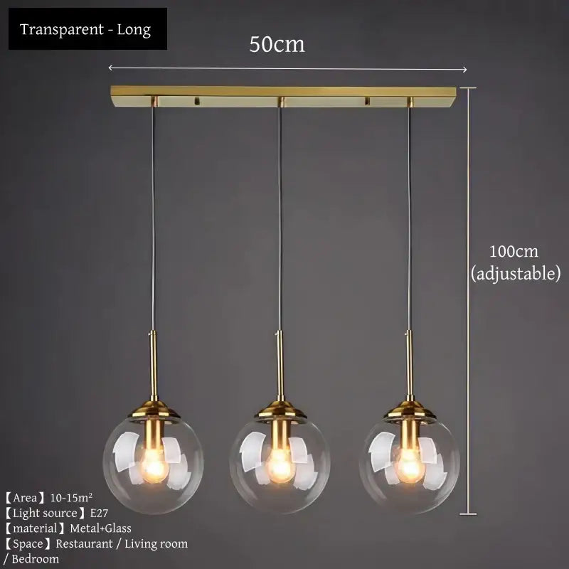 Trio multi tone glass pendant light with gold-toned metal and polished steel for dining room pendant light fixture