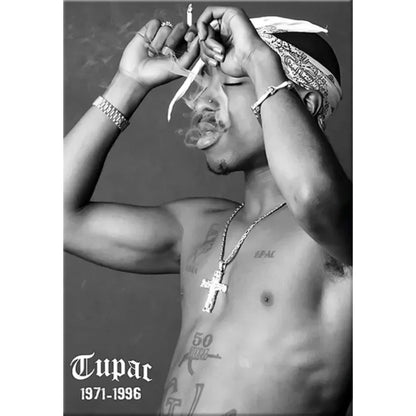 Tupac Canvas Print - Hip Hop Wall Art - 3 / 40x50cm no frame - Posters