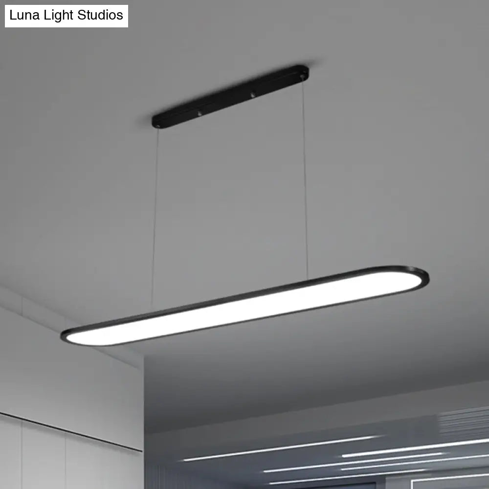 Ulta-thin LED Island Lamp with Acrylic Shade - Minimalistic Lighting Solution