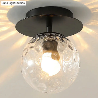 DecorBites™ DecorBites™ Ultra-Contemporary Prismatic Glass Flush Mount Ceiling Light for Hallway