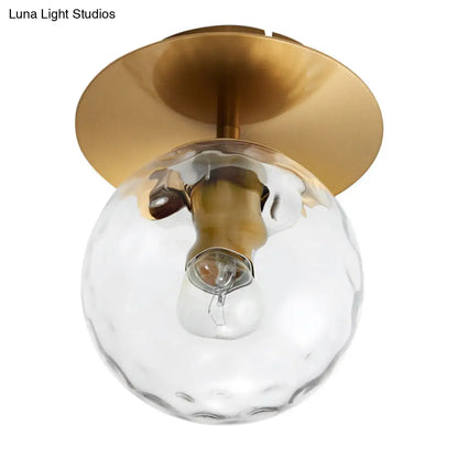 DecorBites™ DecorBites™ Ultra-Contemporary Prismatic Glass Flush Mount Ceiling Light for Hallway