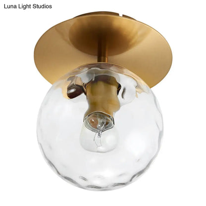 DecorBites™ DecorBites™ Ultra-Contemporary Prismatic Glass Flush Mount Ceiling Light for Hallway