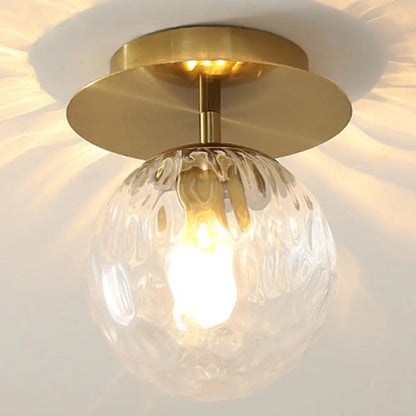 DecorBites™ DecorBites™ Ultra-Contemporary Prismatic Glass Flush Mount Ceiling Light for Hallway