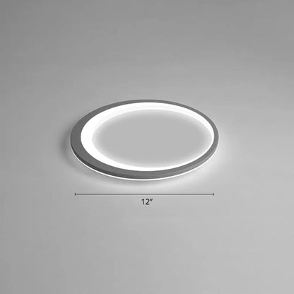 DecorBites™ DecorBites™ Ultrathin Flush Mount LED Ceiling Light Fixture - Nordic Style (Grey-White)