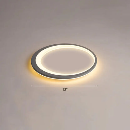DecorBites™ DecorBites™ Ultrathin Flush Mount LED Ceiling Light Fixture - Nordic Style (Grey-White)