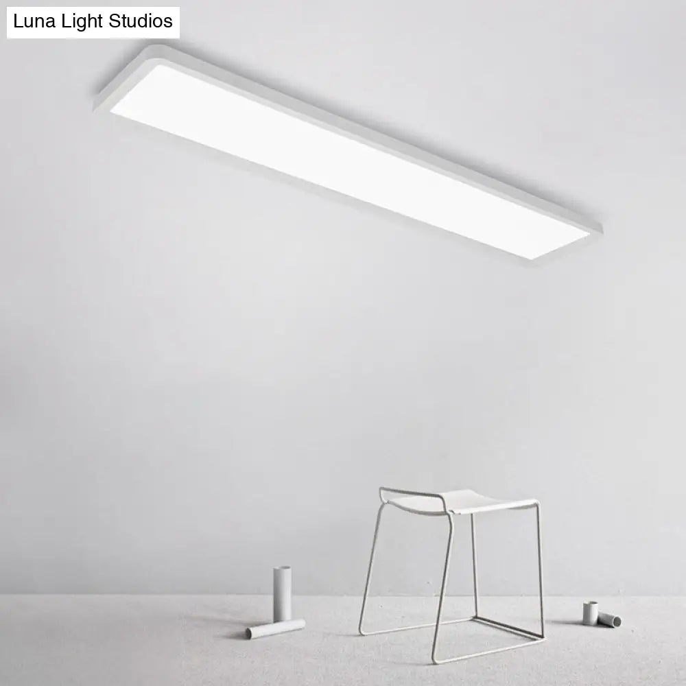 Ultrathin LED Flush Mount Ceiling Lamp - 16"/19.5"/31.5" - Warm/White Light Options
