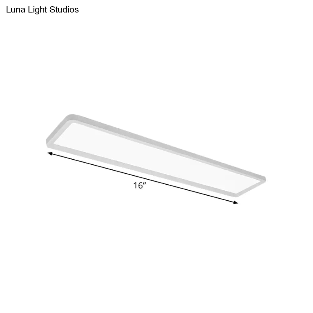 Ultrathin LED Flush Mount Ceiling Lamp - 16"/19.5"/31.5" - Warm/White Light Options