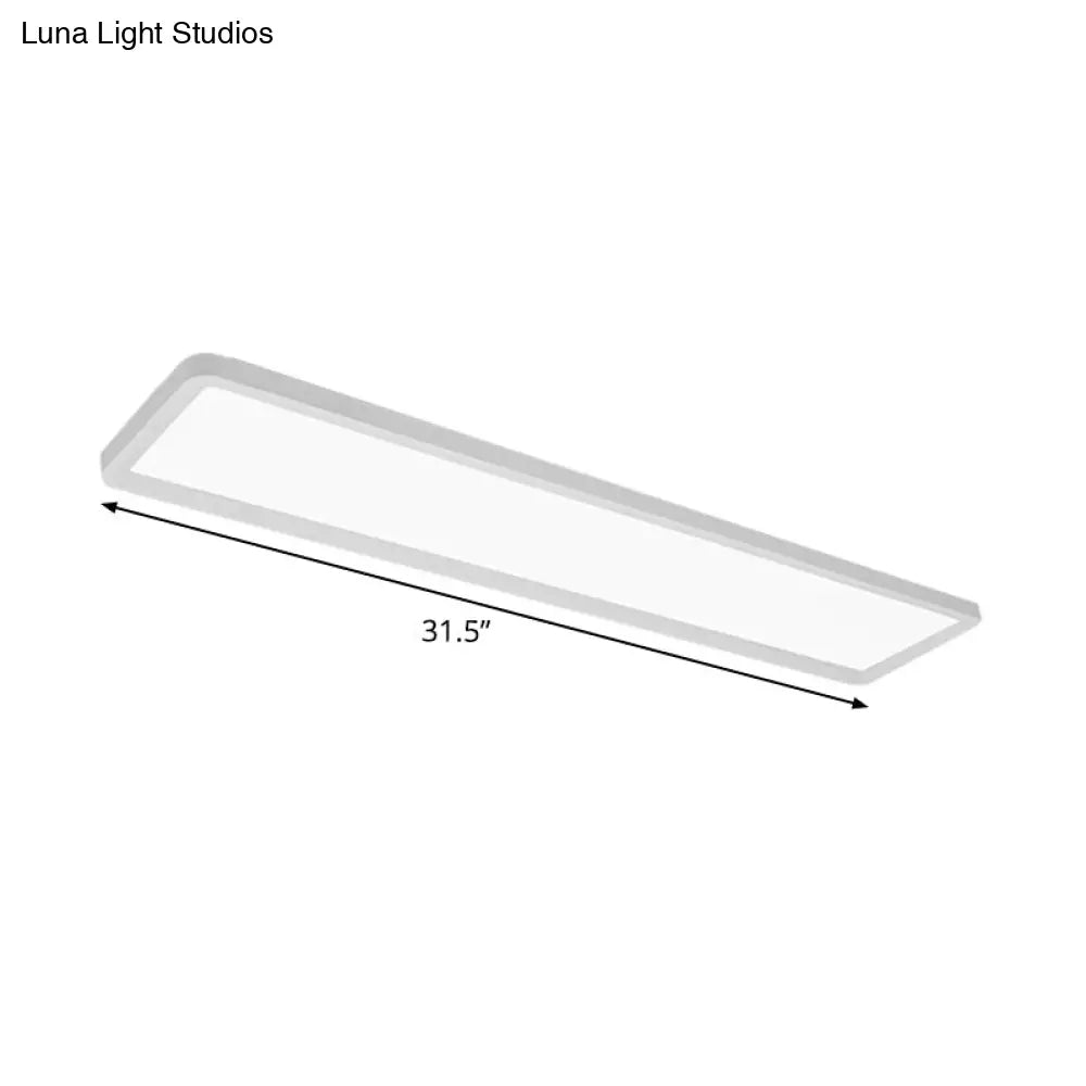 Ultrathin LED Flush Mount Ceiling Lamp - 16"/19.5"/31.5" - Warm/White Light Options