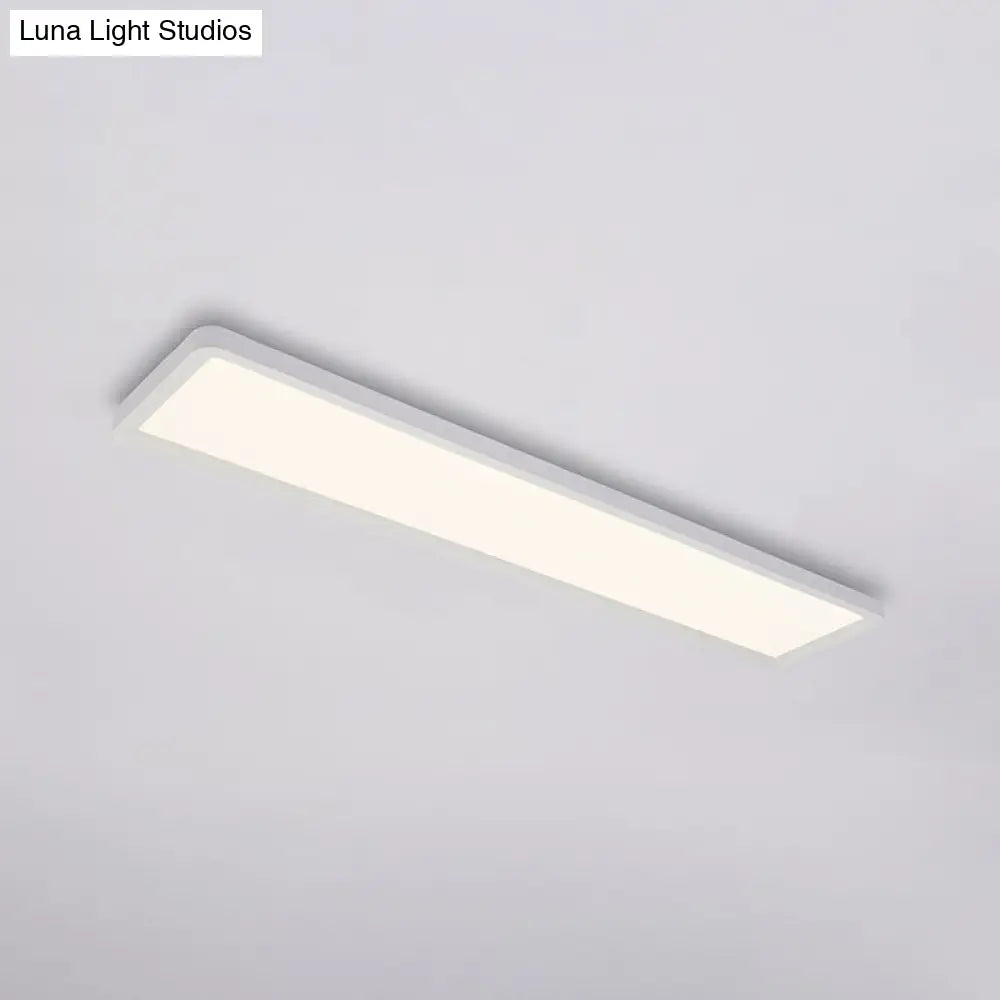 Ultrathin LED Flush Mount Ceiling Lamp - 16"/19.5"/31.5" - Warm/White Light Options