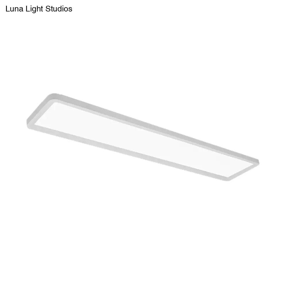 Ultrathin LED Flush Mount Ceiling Lamp - 16"/19.5"/31.5" - Warm/White Light Options