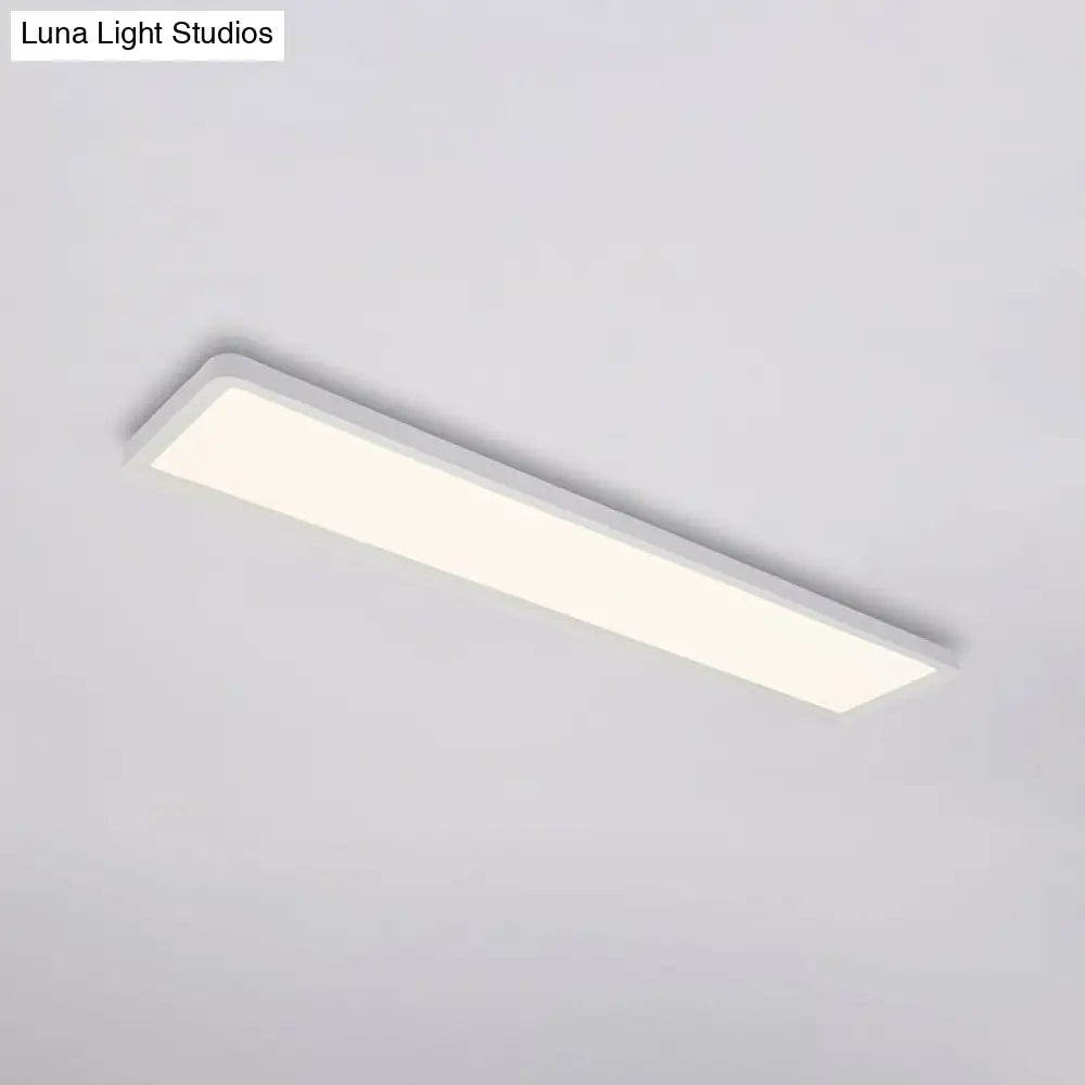 Ultrathin LED Flush Mount Ceiling Lamp - 16"/19.5"/31.5" - Warm/White Light Options