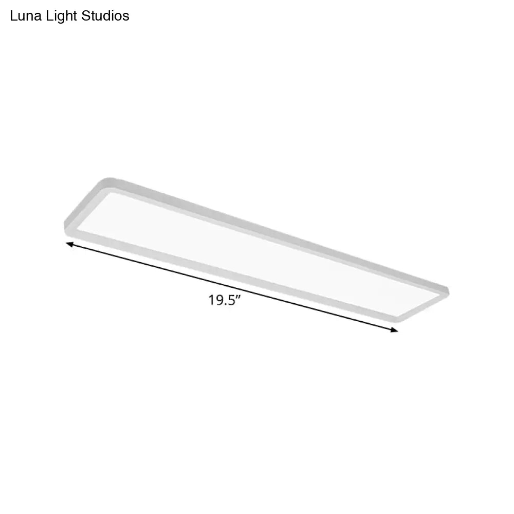 Ultrathin LED Flush Mount Ceiling Lamp - 16"/19.5"/31.5" - Warm/White Light Options