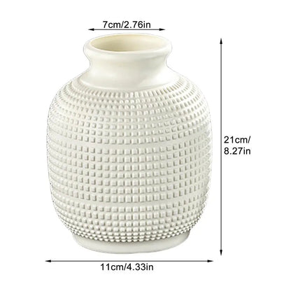 Unbreakable Modern Floral Vase for Home Decor - White / CHINA - Vase